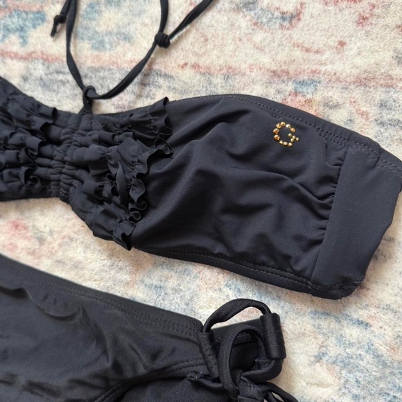 Vintage Black Bikini Set - Picture 2 of 3